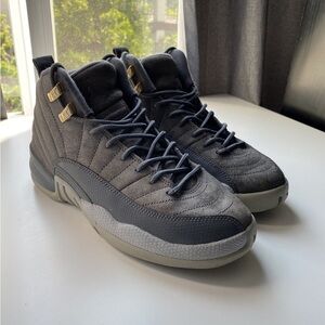 Men's Gray High-Top Sneakers